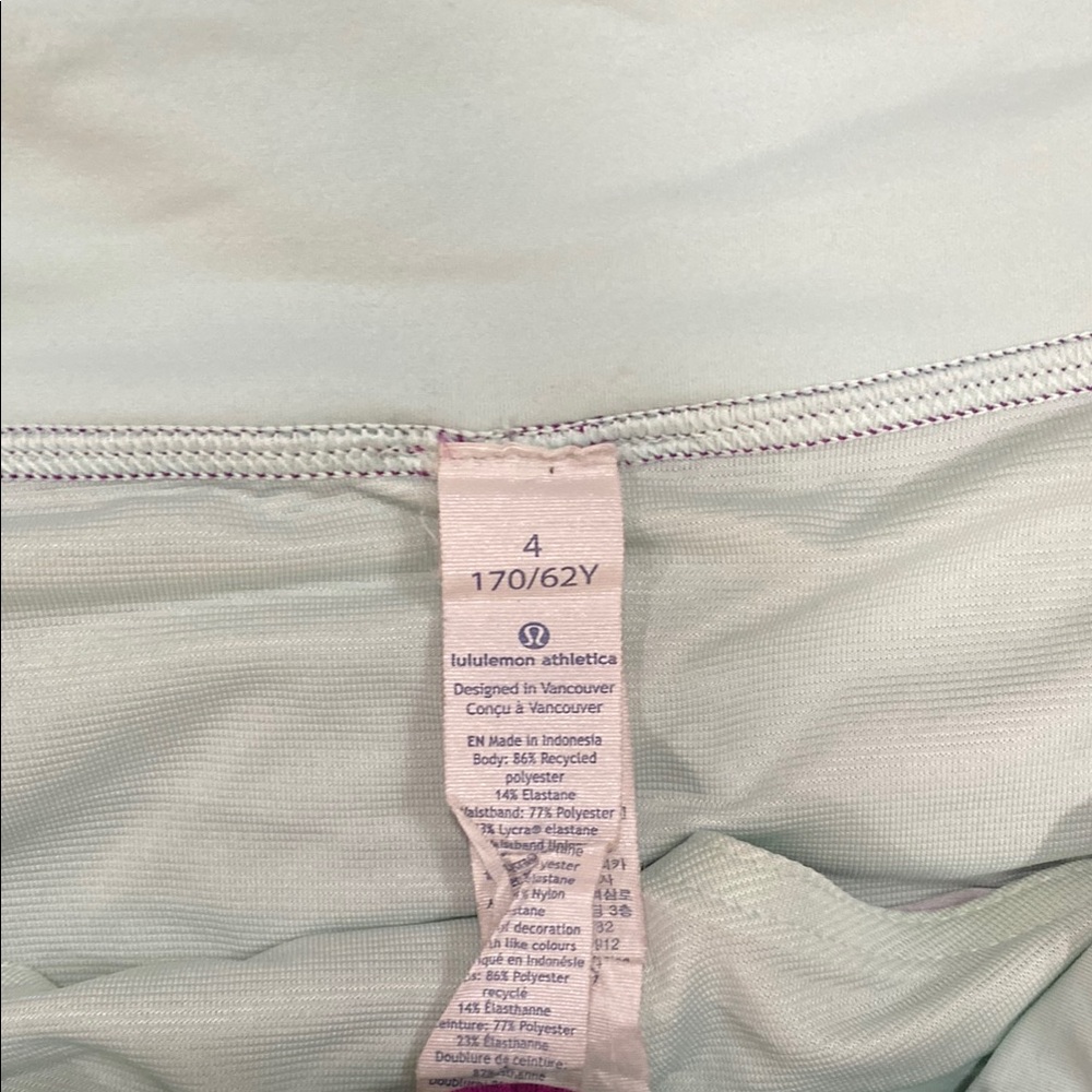 Lululemon Light Green Athletic Wear